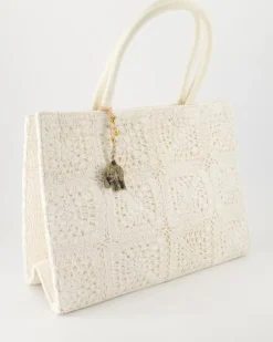 Book Tote Large Shopper in Beige