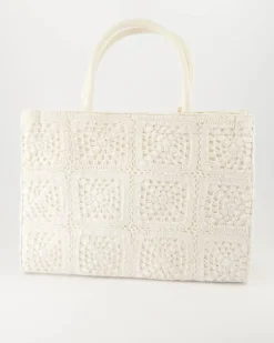 Book Tote Large Shopper in Beige