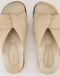 B412 Pantoletten in Beige