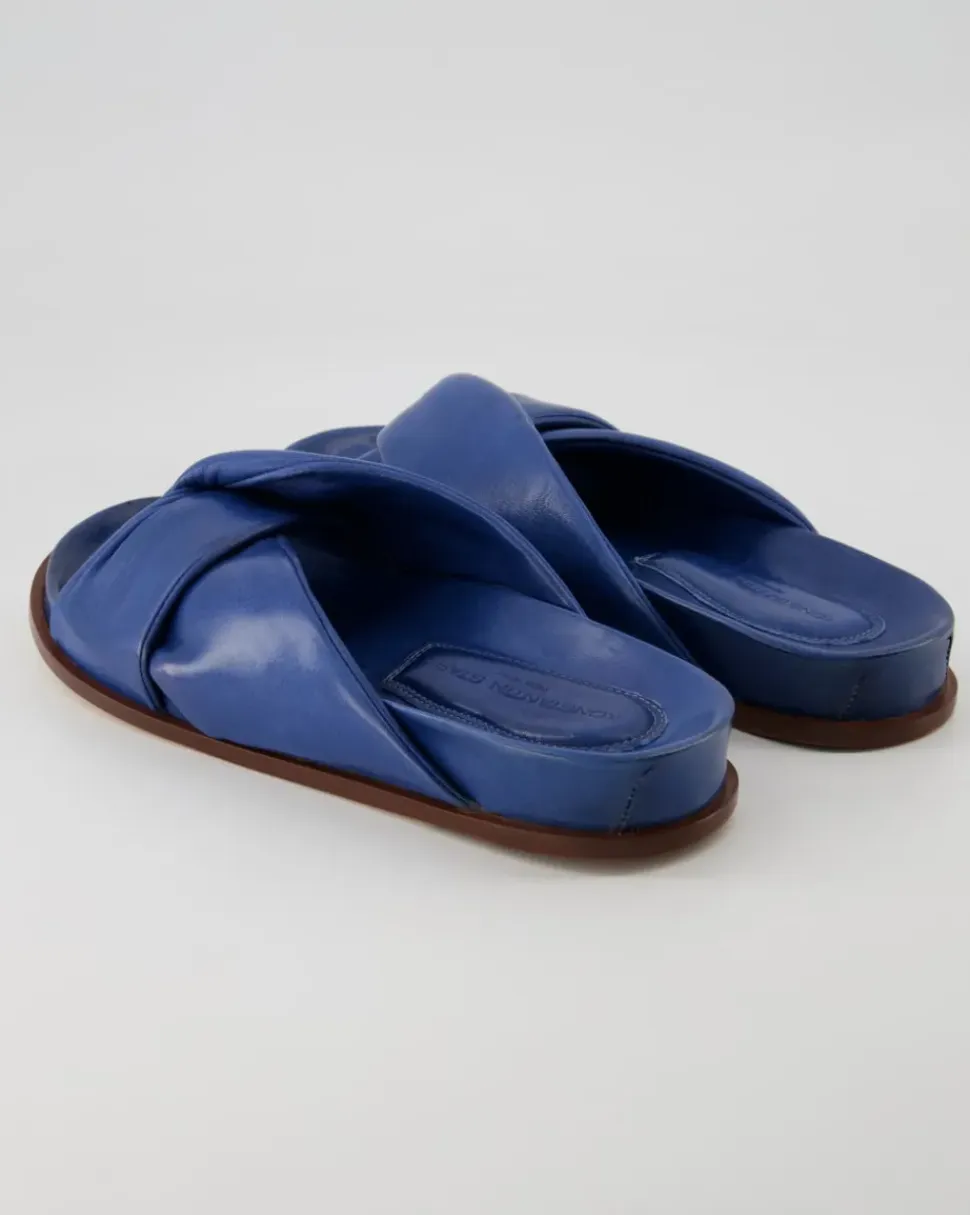 B412 Pantoletten in Blau