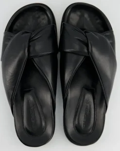 B412 Pantoletten in Schwarz