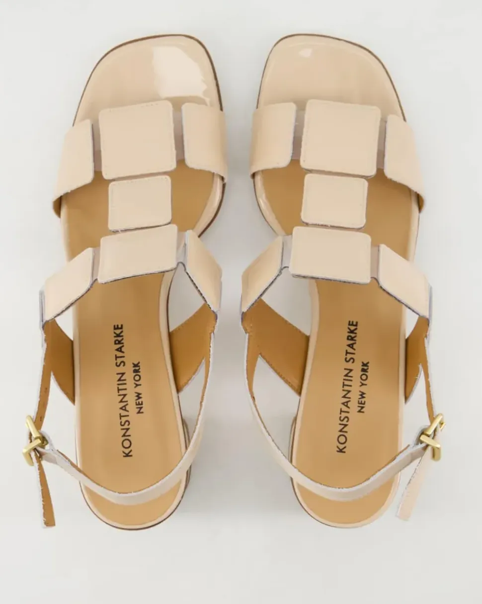 B604 Sandalen in Beige