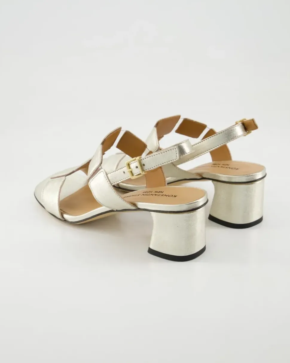 B604 Sandalen in Silber