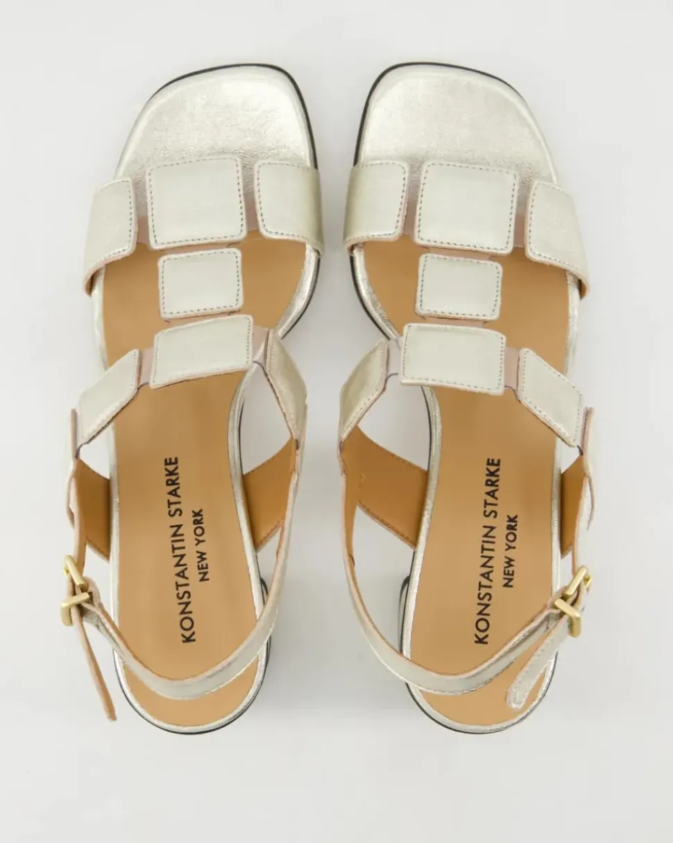 B604 Sandalen in Silber