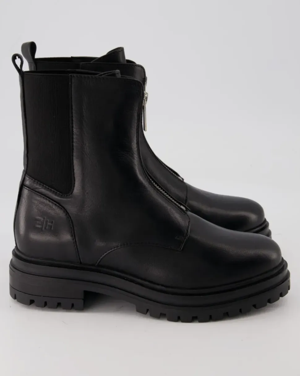 B9605 Stiefeletten in Schwarz