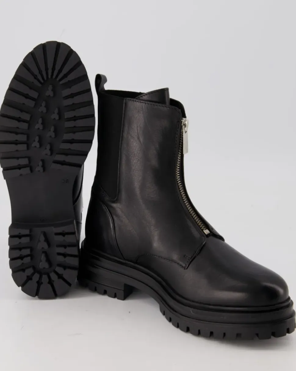 B9605 Stiefeletten in Schwarz