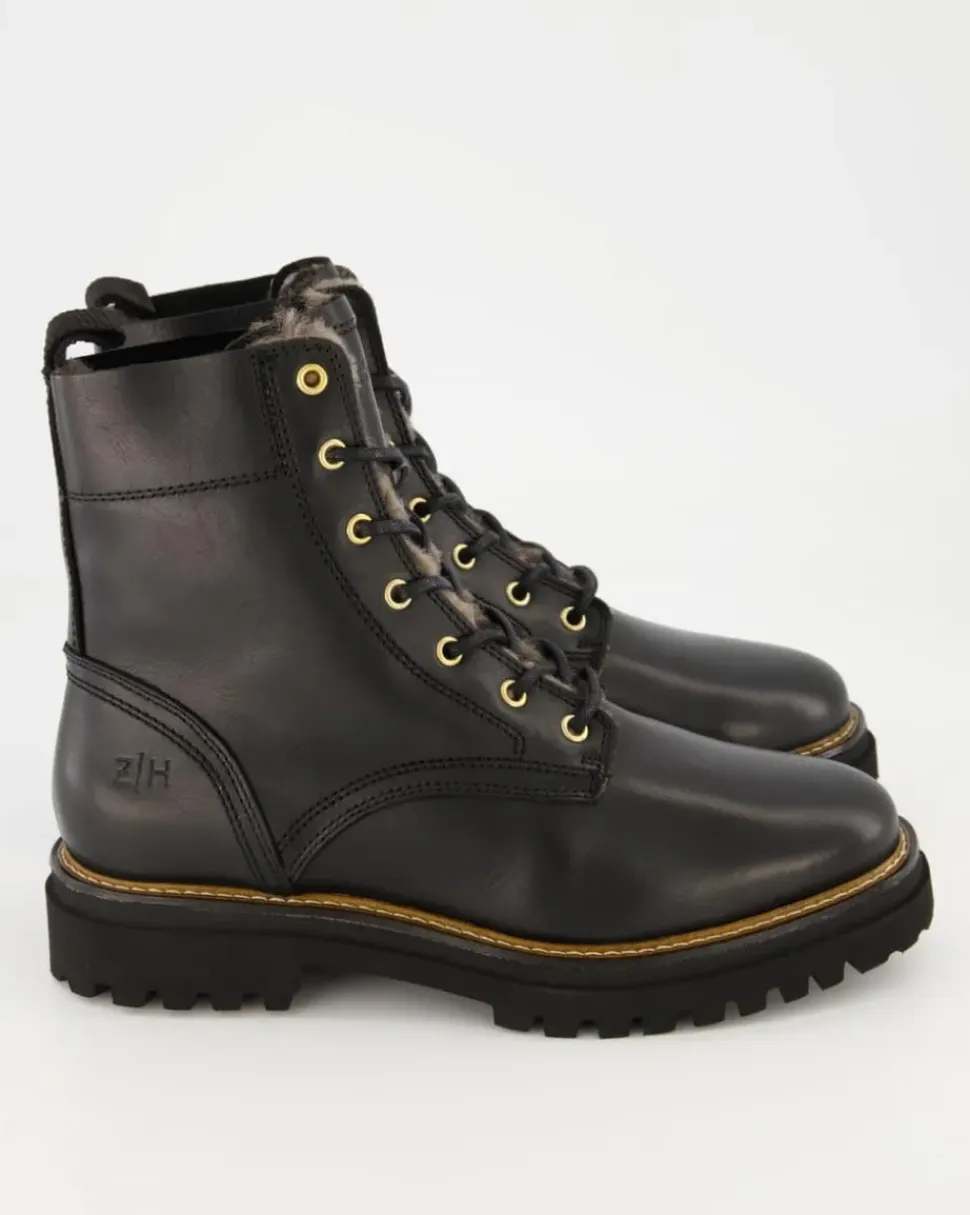 B2356 Stiefeletten in Schwarz