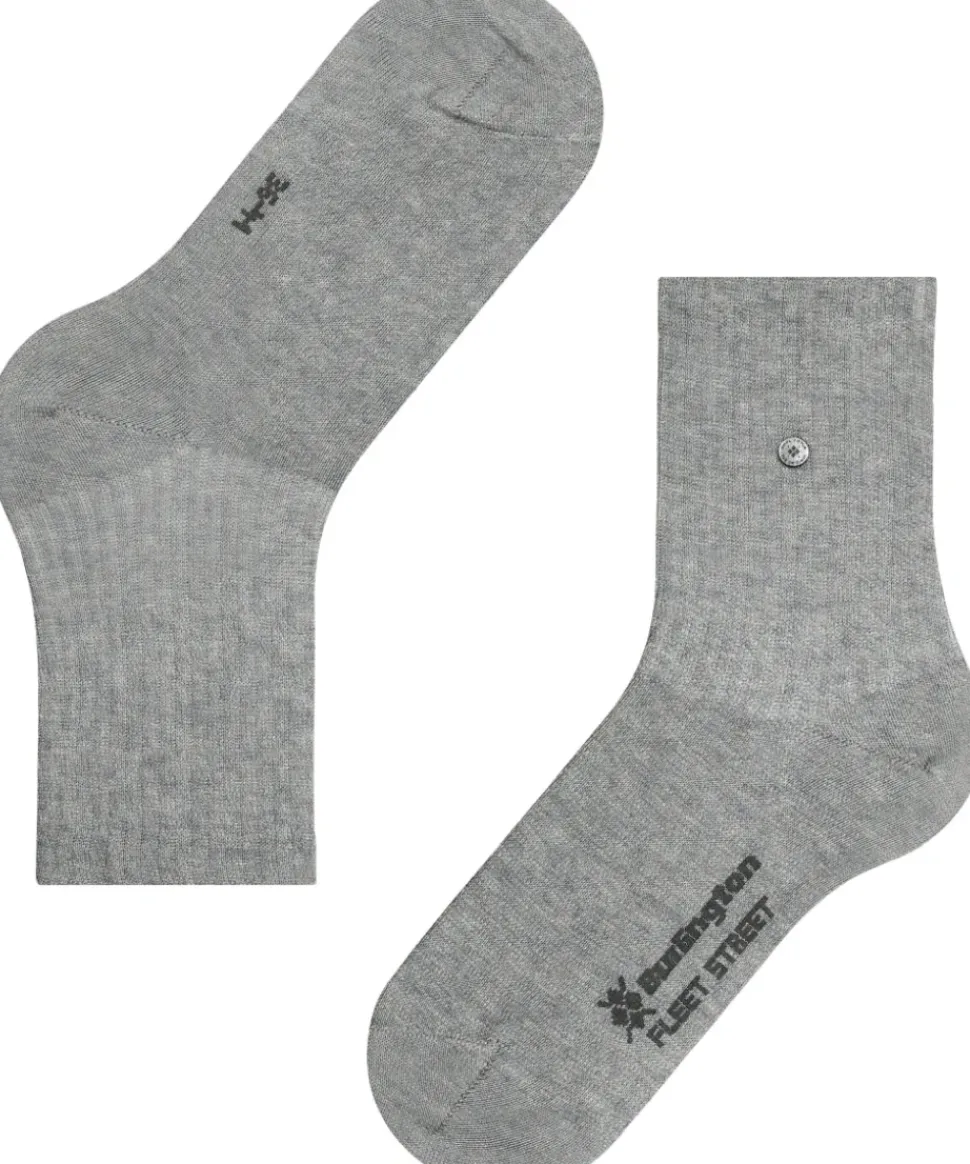 Burlington Fleet Street Socken in Grau