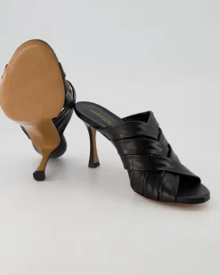 Camelie Pantoletten in Schwarz