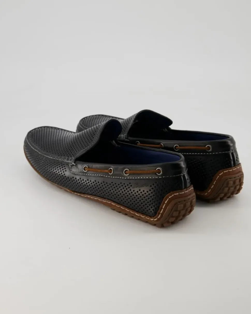 Carulio-706 Mokassins in Schwarz