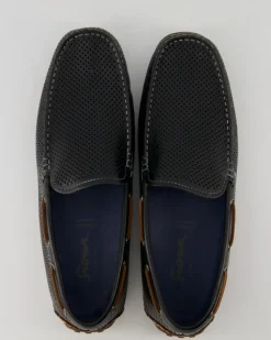 Carulio-706 Mokassins in Schwarz