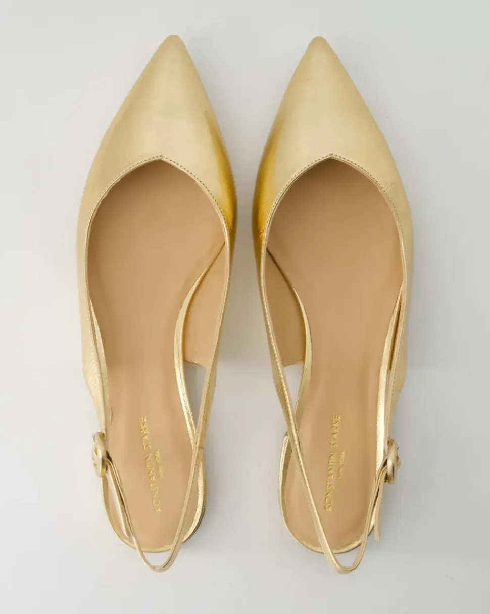 CE600 Slingpumps in Gold