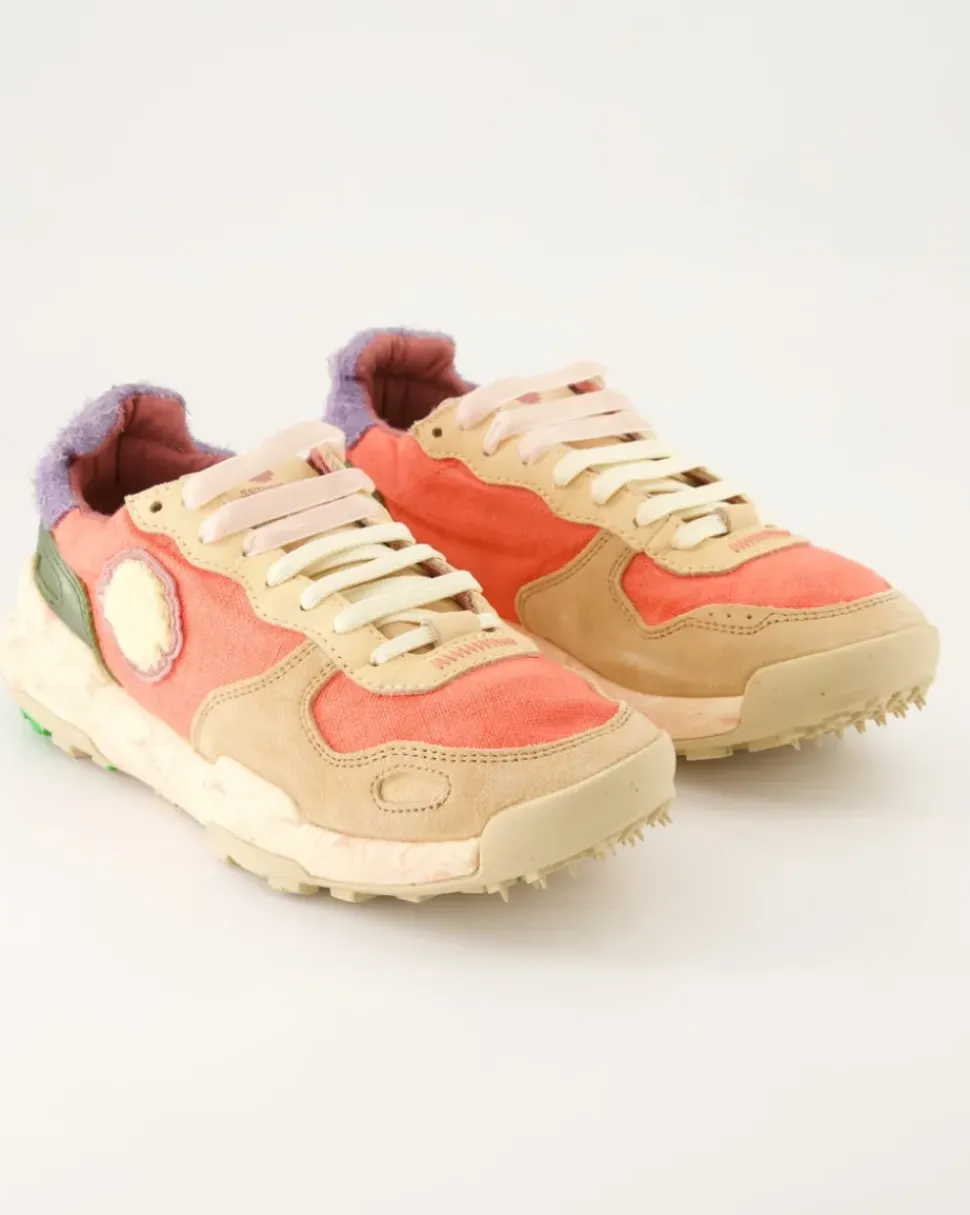 Chacrona Linen Sneaker in Rot