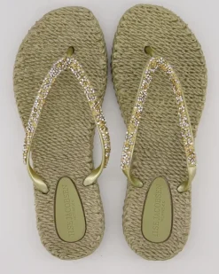 Cheerful03G Pantoletten in Gold