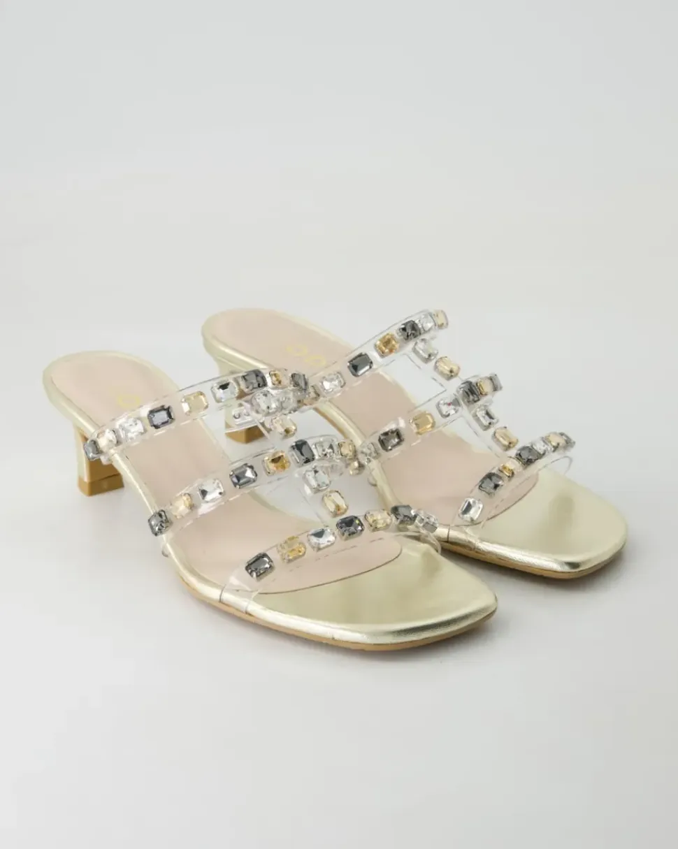 Chelisa Pantoletten in Gold