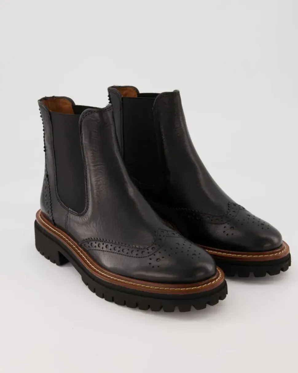 9093-002 Chelsea Boots in Schwarz