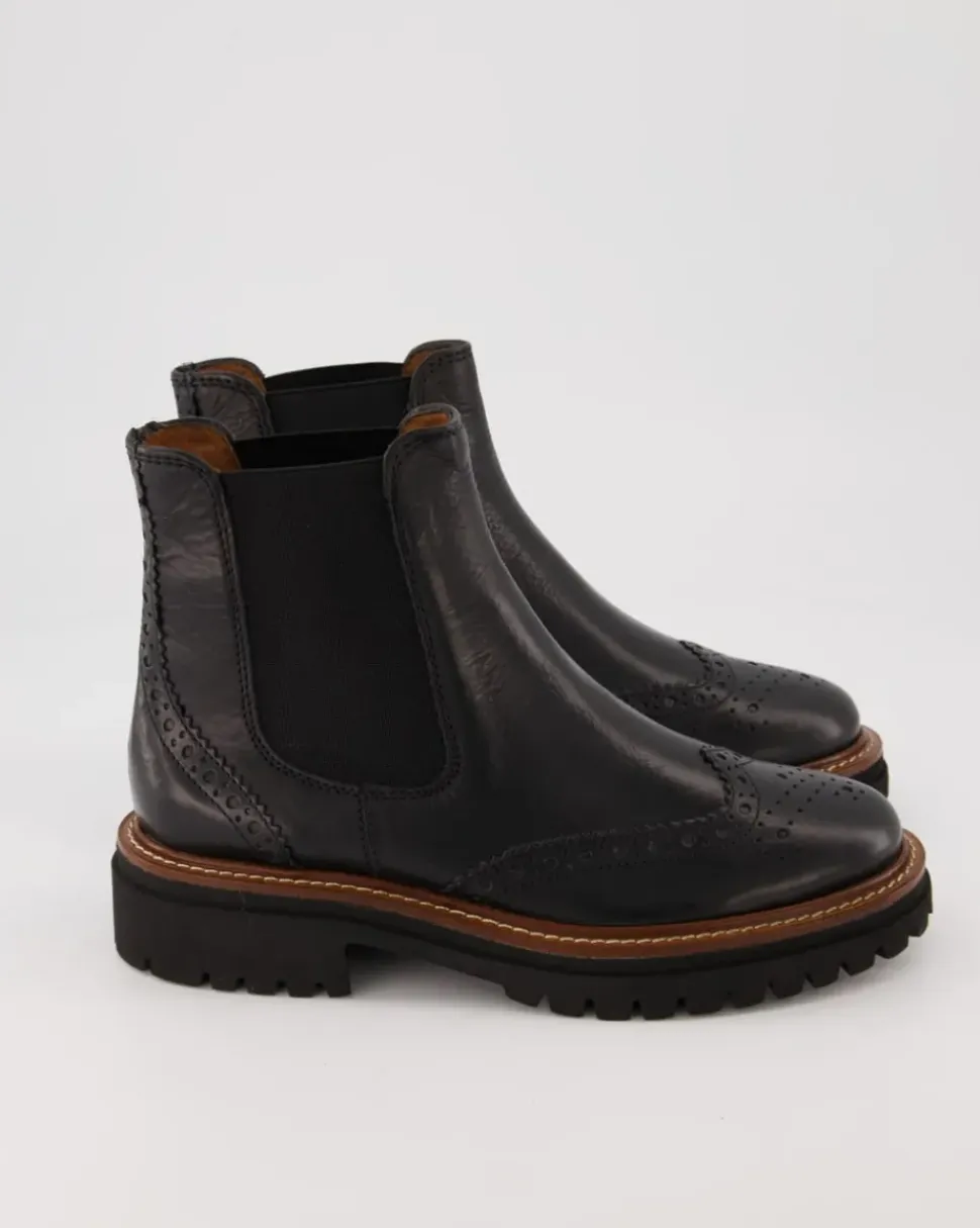 9093-002 Chelsea Boots in Schwarz