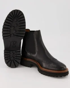 9093-002 Chelsea Boots in Schwarz
