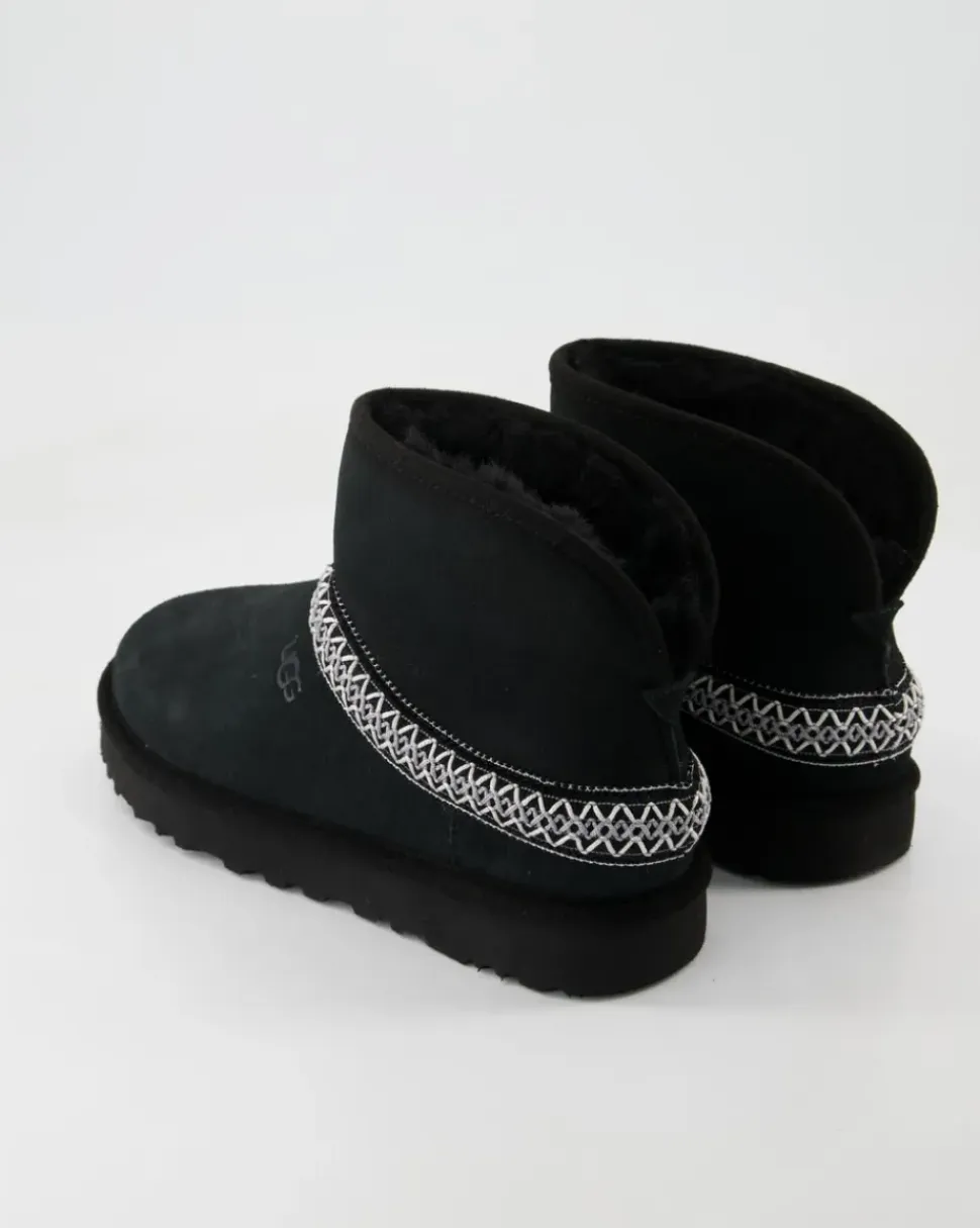 Classic Mini Crescent Winterschuhe in Schwarz