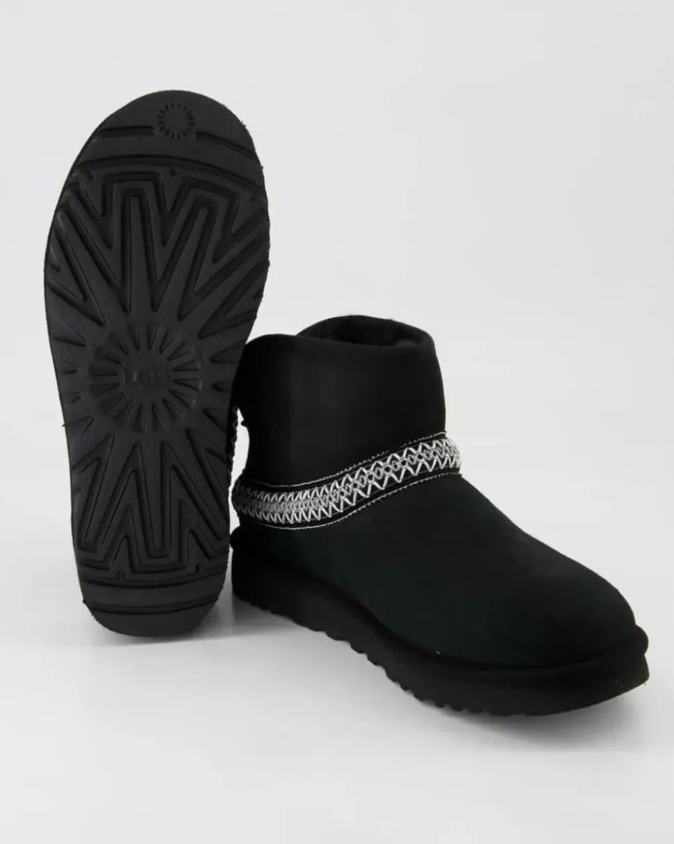 Classic Mini Crescent Winterschuhe in Schwarz