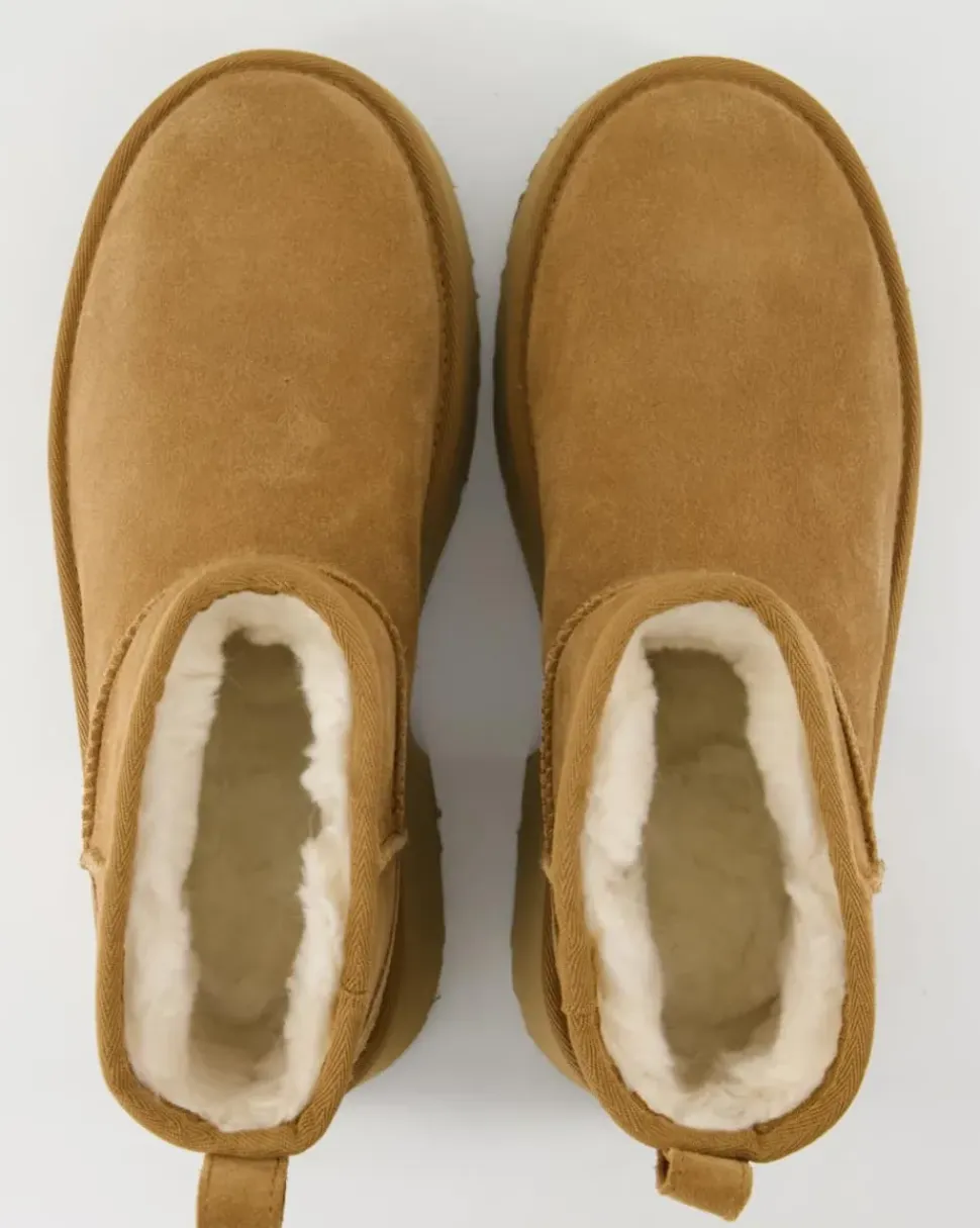 Classic Ultra Mini New High Stiefeletten in Beige