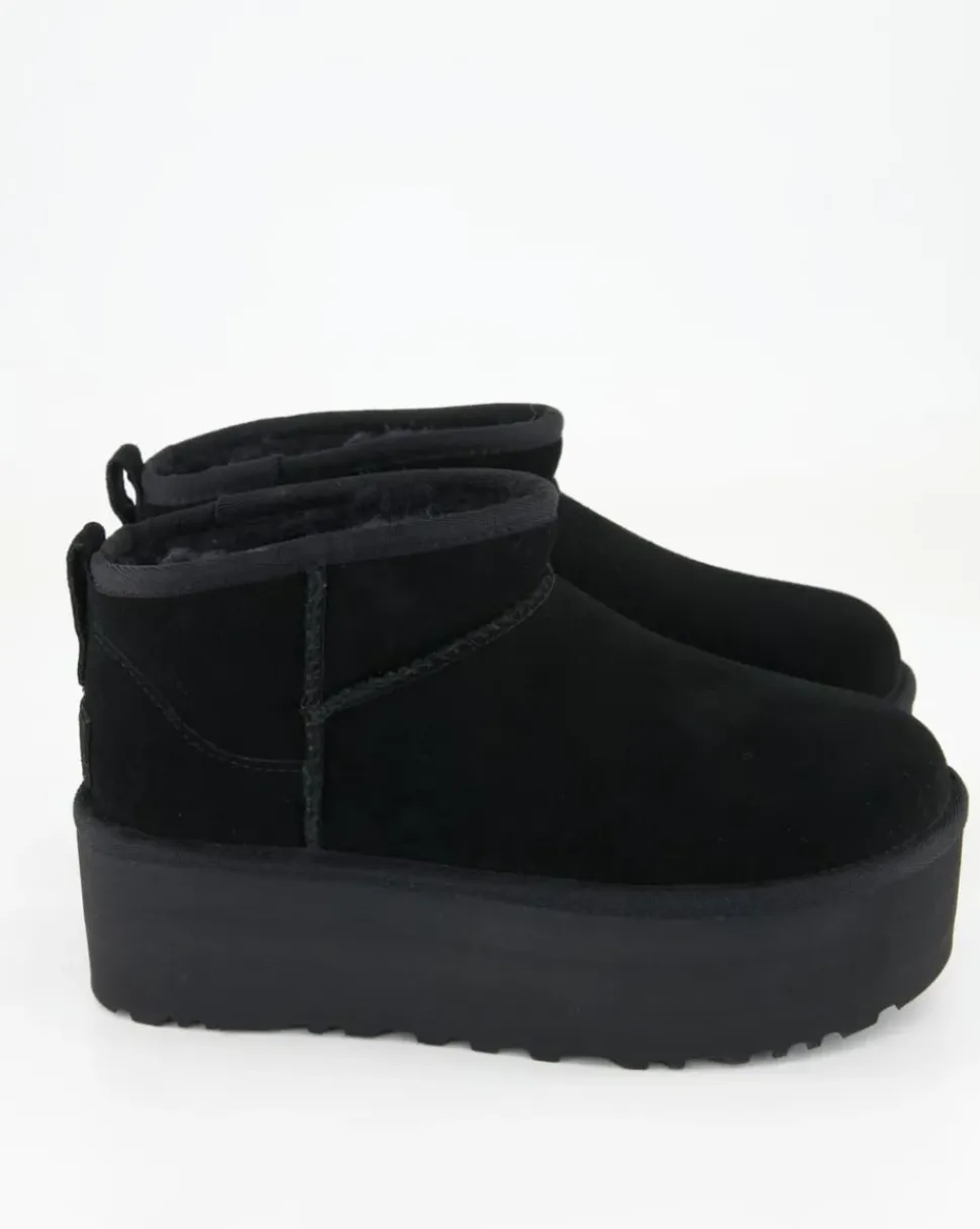 Classic Ultra Mini Platform Winterschuhe in Schwarz