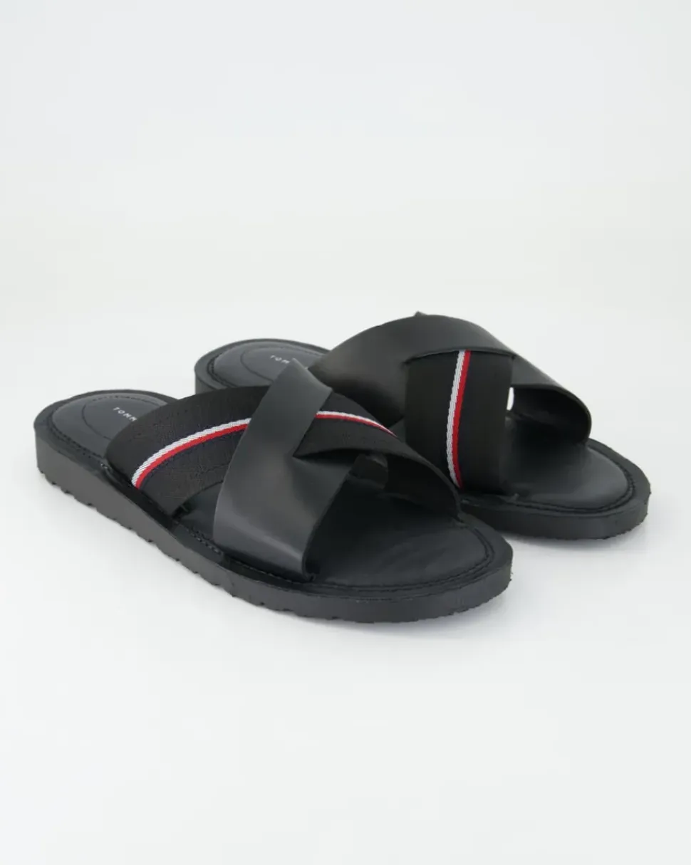 CORE HILFIGER LH CRISS C SANDA Pantoletten in Schwarz