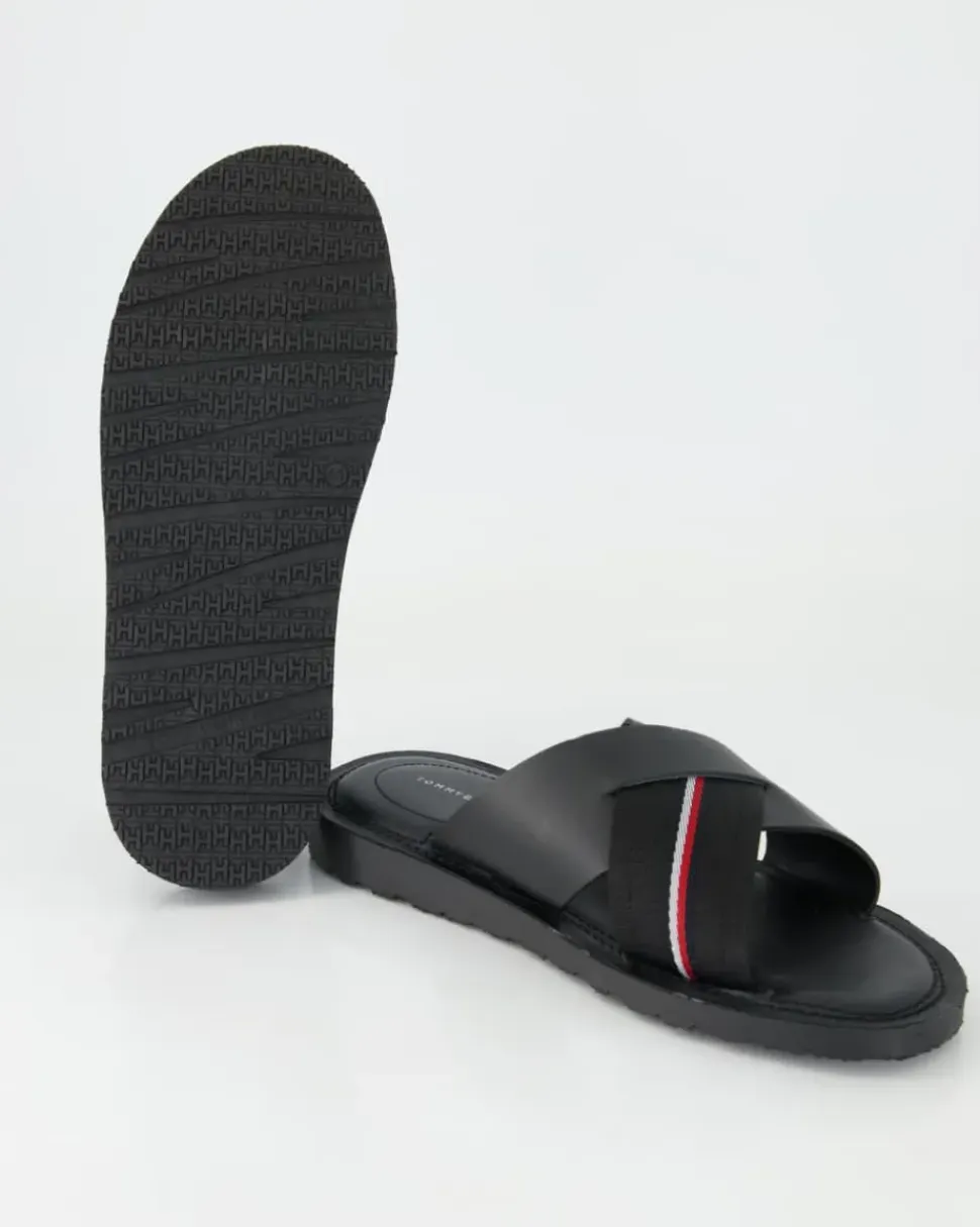 CORE HILFIGER LH CRISS C SANDA Pantoletten in Schwarz