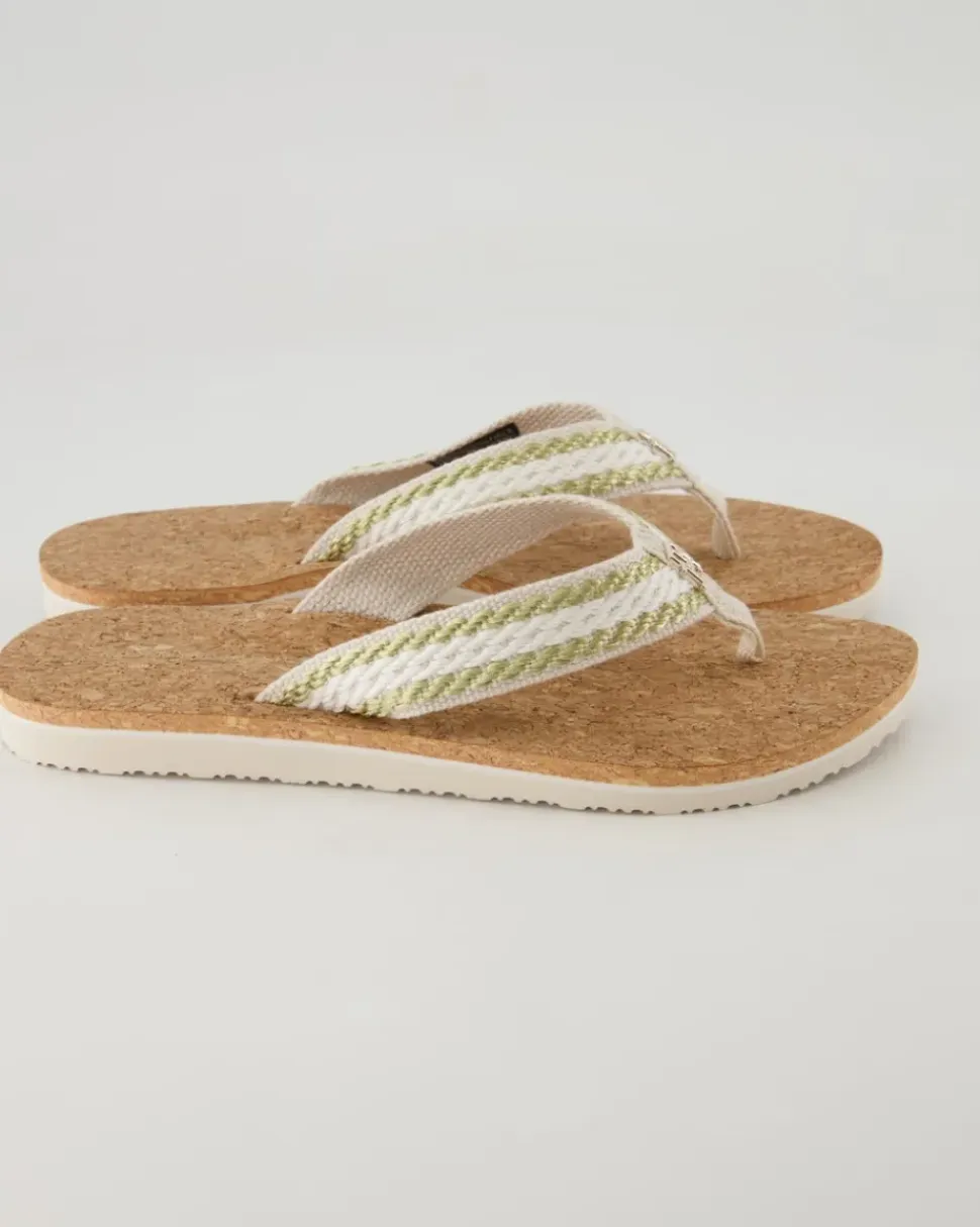 Cork Sandal Zehentrenner in Beige