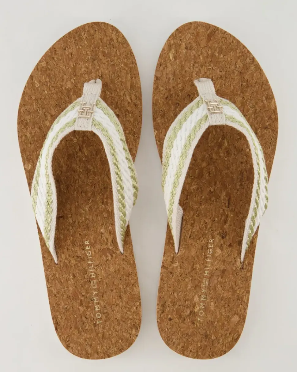 Cork Sandal Zehentrenner in Beige