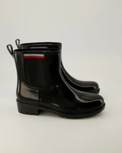 Corporate Elastic Rainboot Stiefeletten in Schwarz