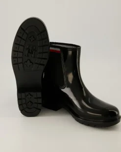 Corporate Elastic Rainboot Stiefeletten in Schwarz