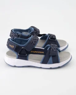 Criss Cross Sandalen in Blau