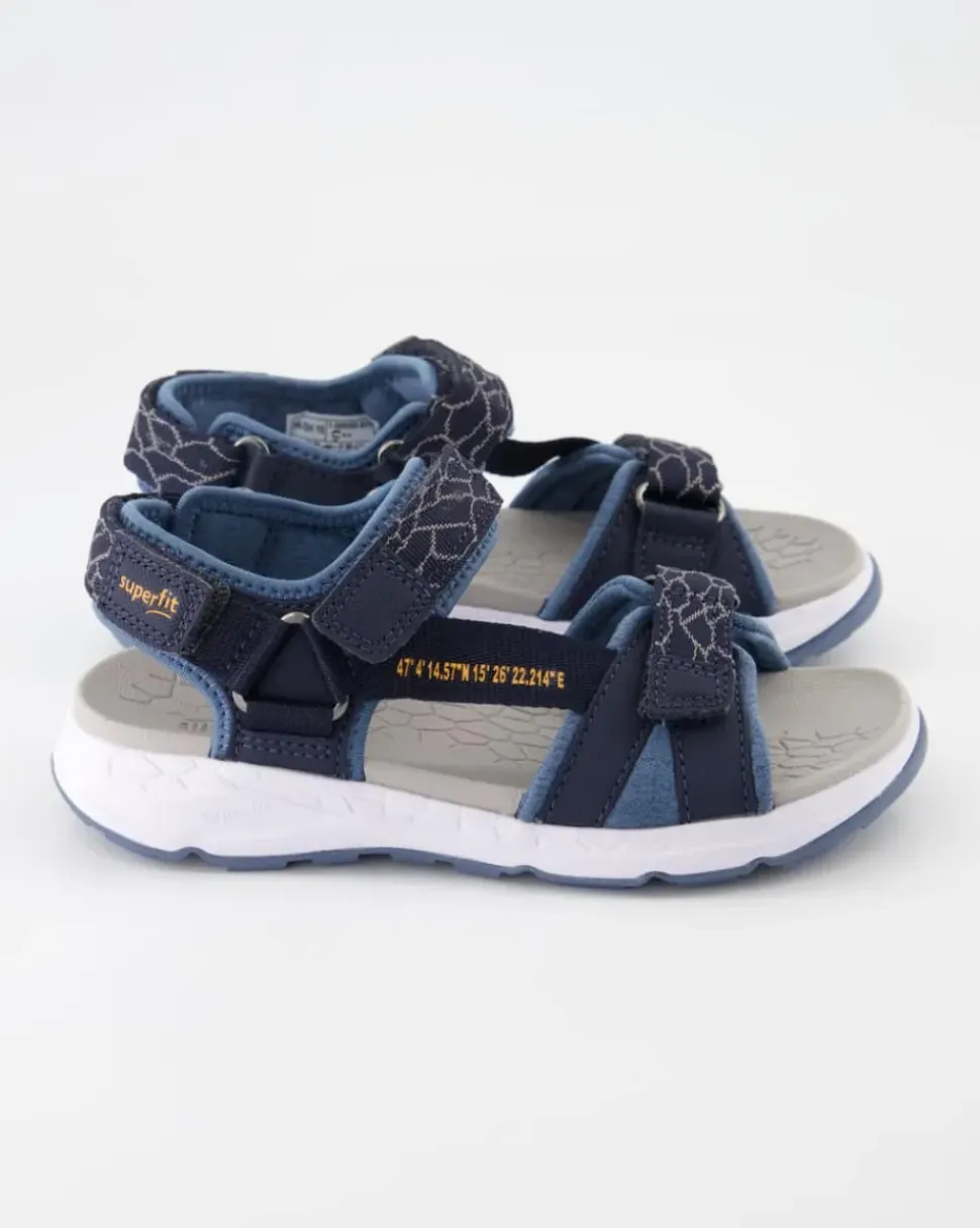 Criss Cross Sandalen in Blau