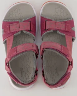 Criss Cross Sandalen in Pink