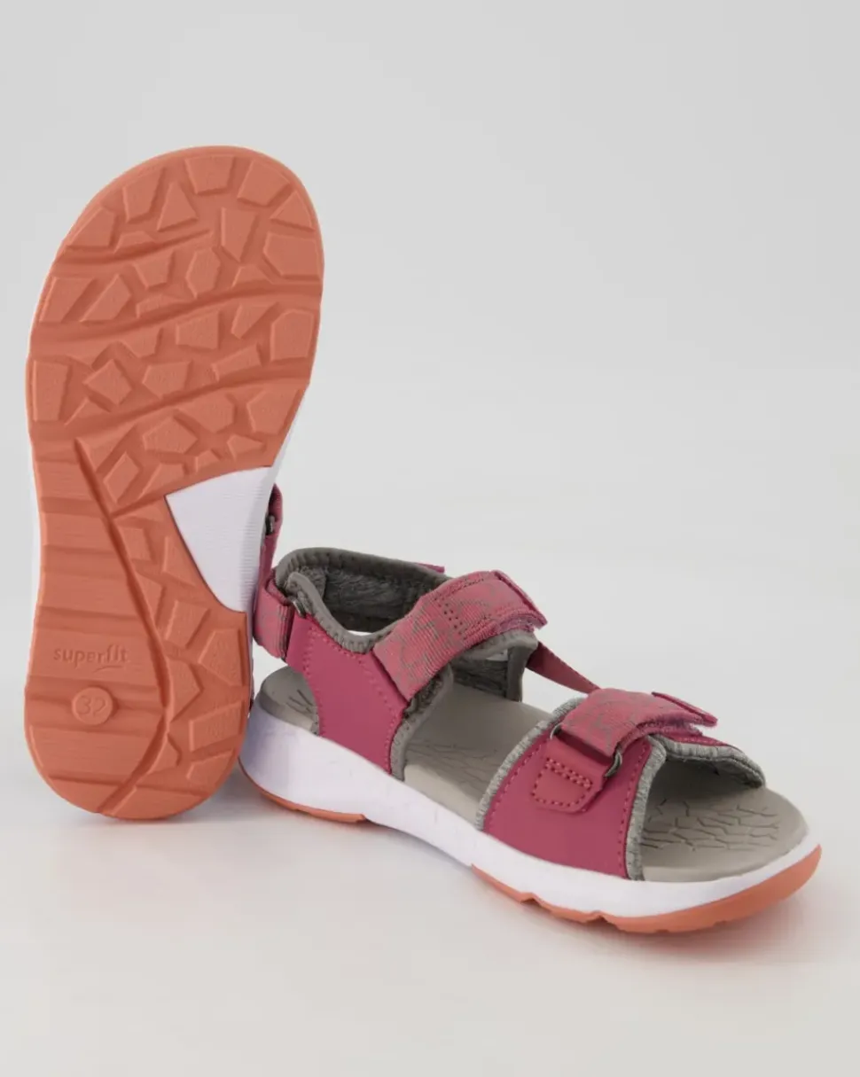 Criss Cross Sandalen in Pink