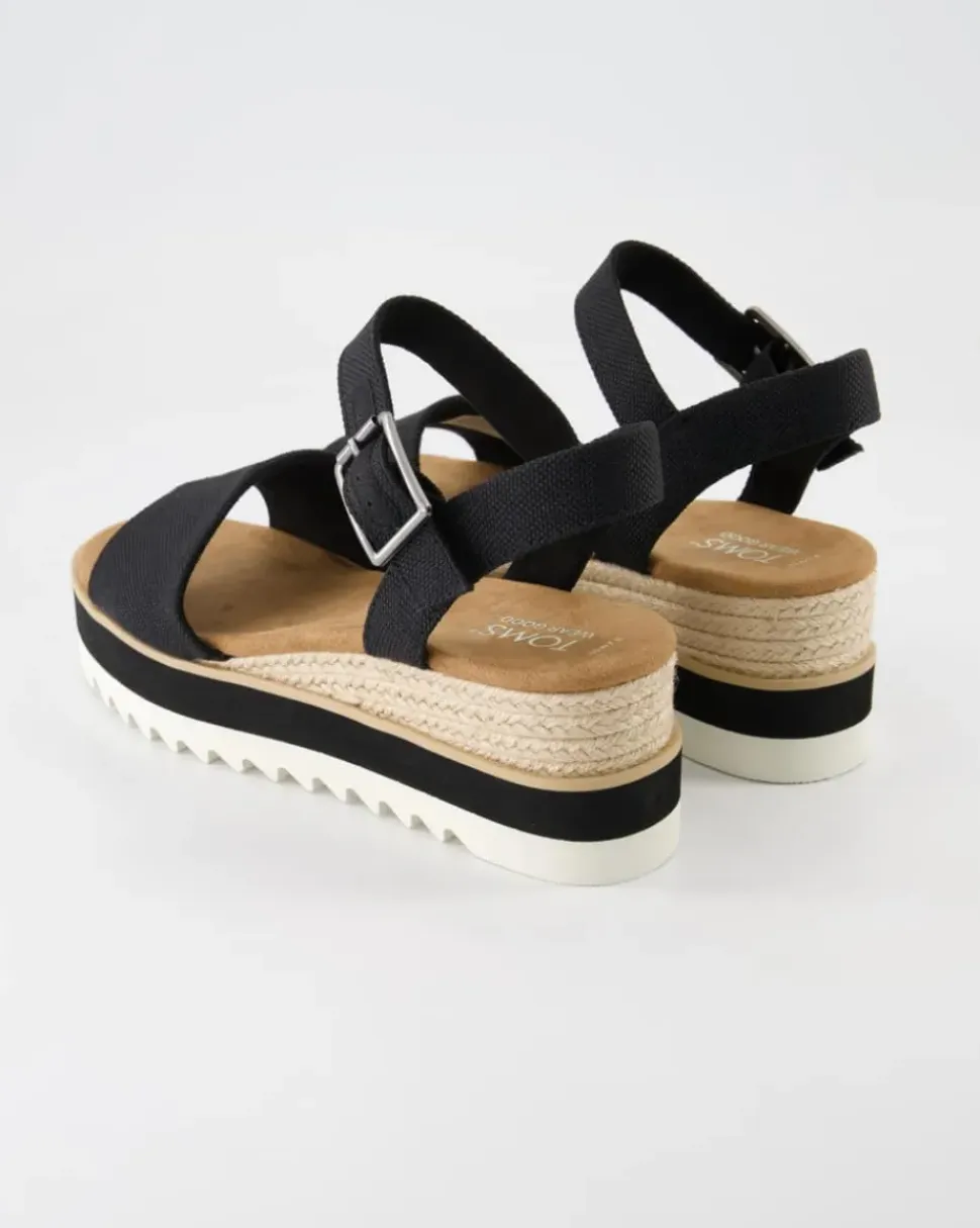 Diana Wedges in Schwarz