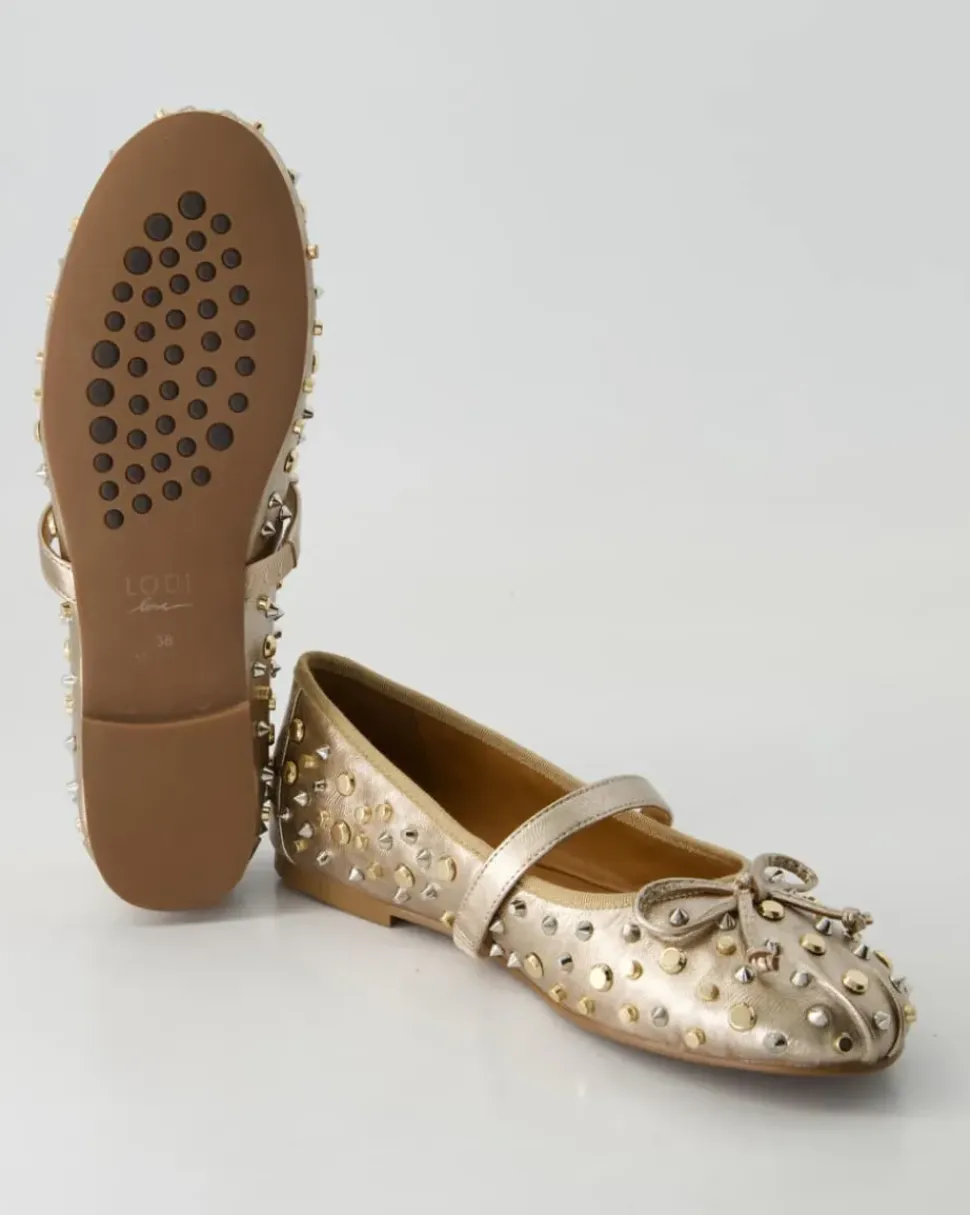 DI5467 Ballerinas in Gold