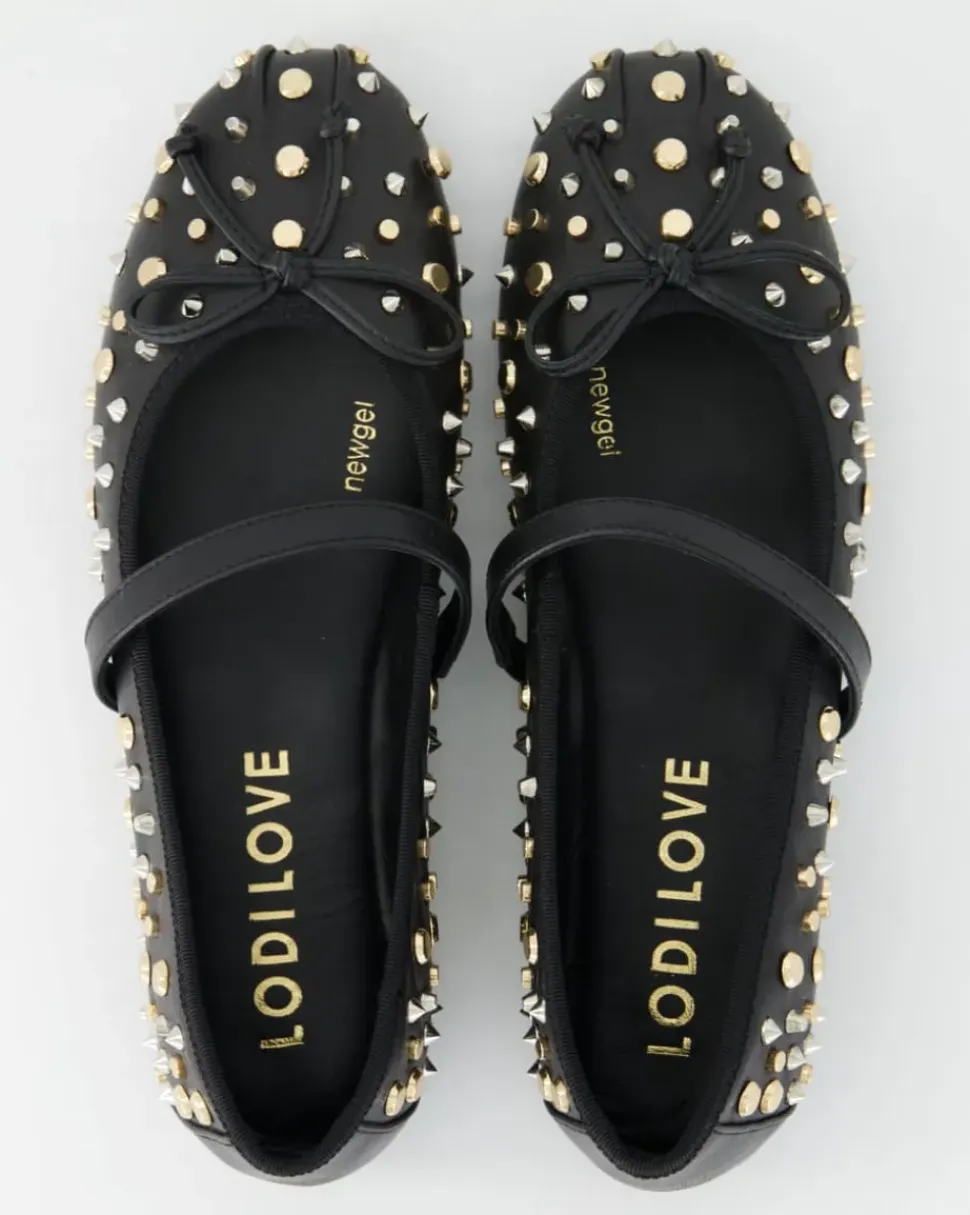 DI5467 Ballerinas in Schwarz