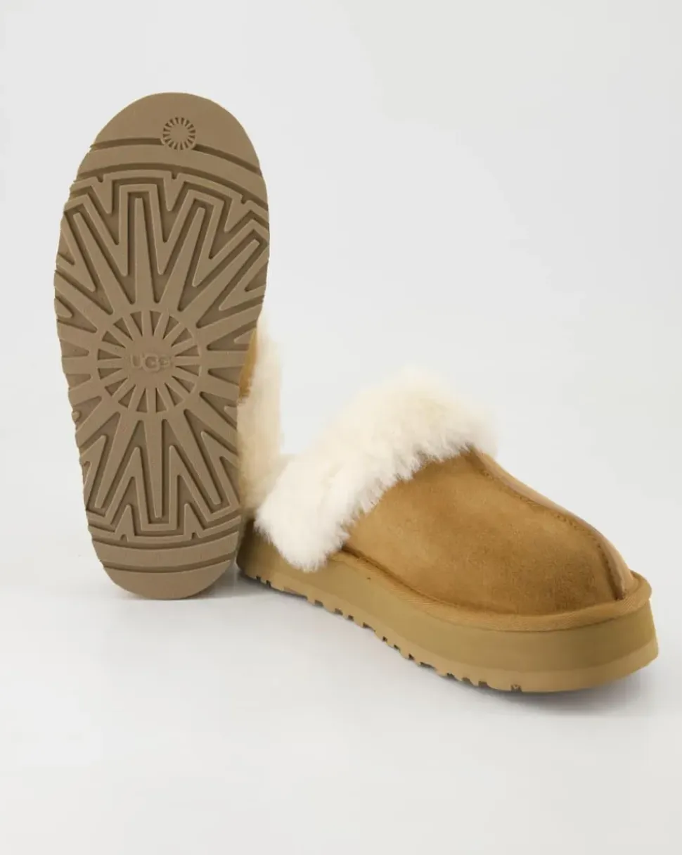 Disquette Hausschuhe in Beige