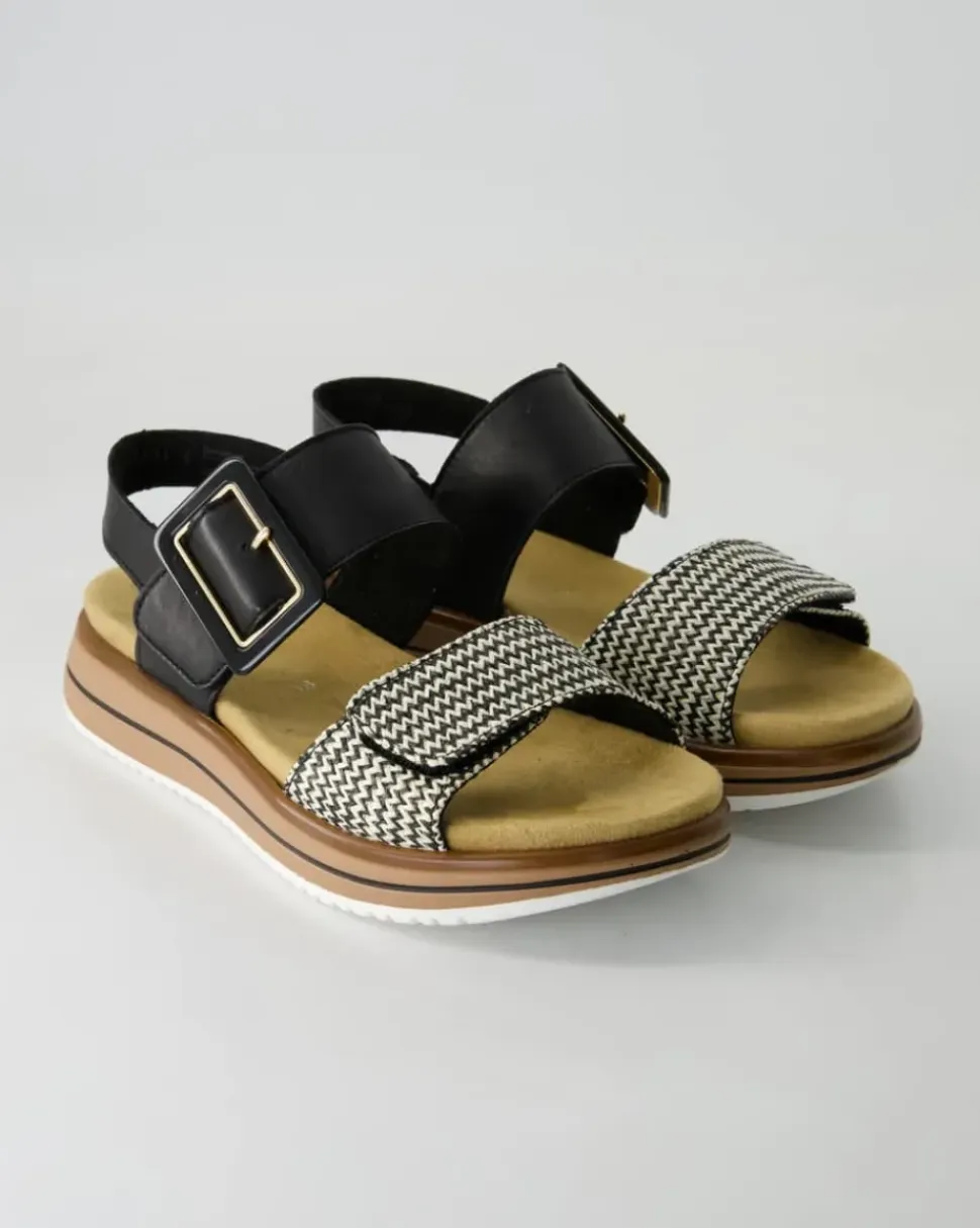 D1J53-02 Sandalen in Schwarz
