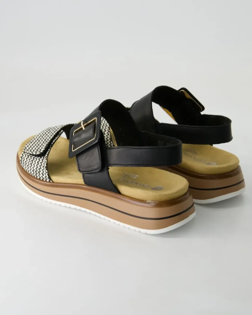 D1J53-02 Sandalen in Schwarz