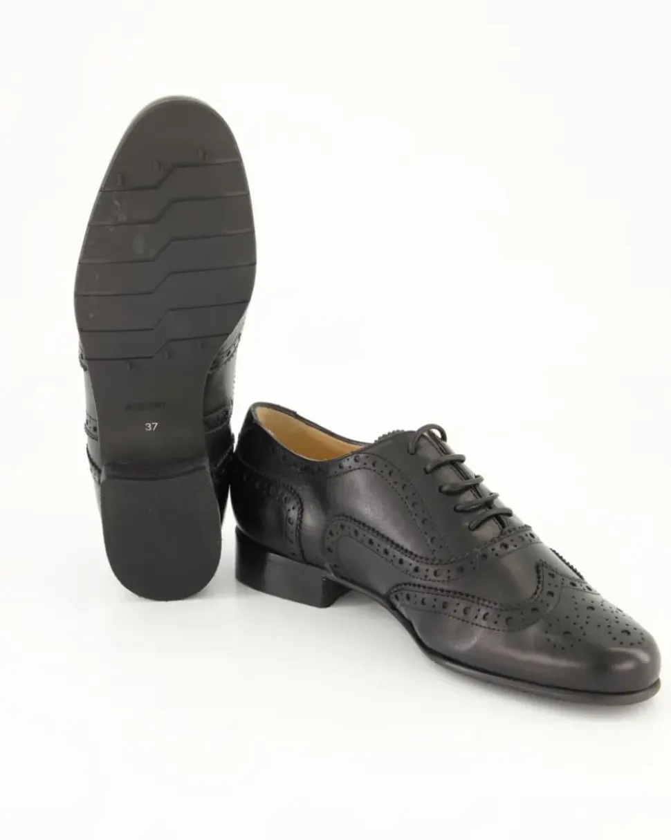 D122M Schnürschuhe in Schwarz