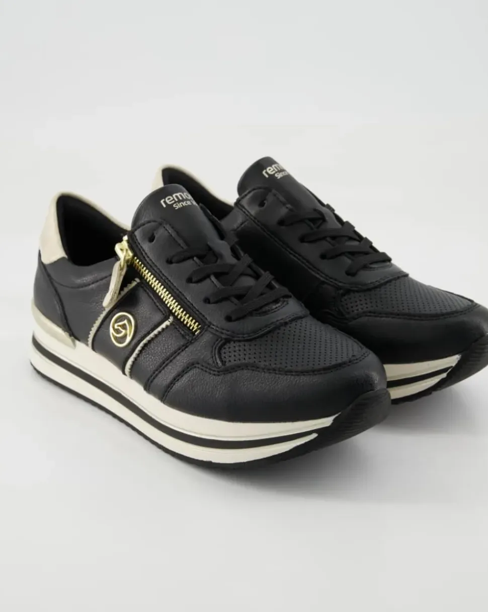 D1327-03 Sneaker in Schwarz