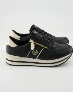 D1327-03 Sneaker in Schwarz