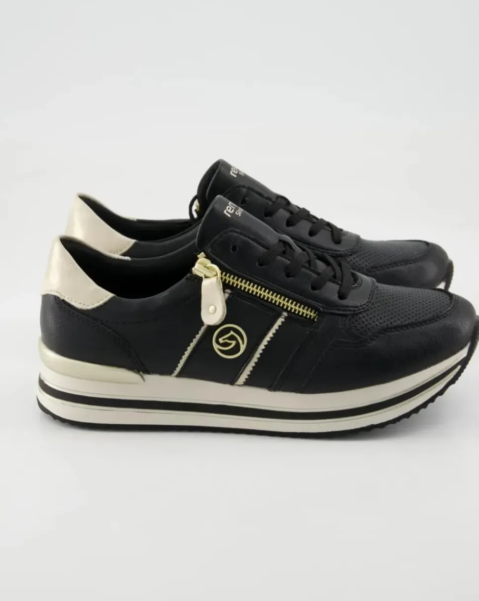 D1327-03 Sneaker in Schwarz