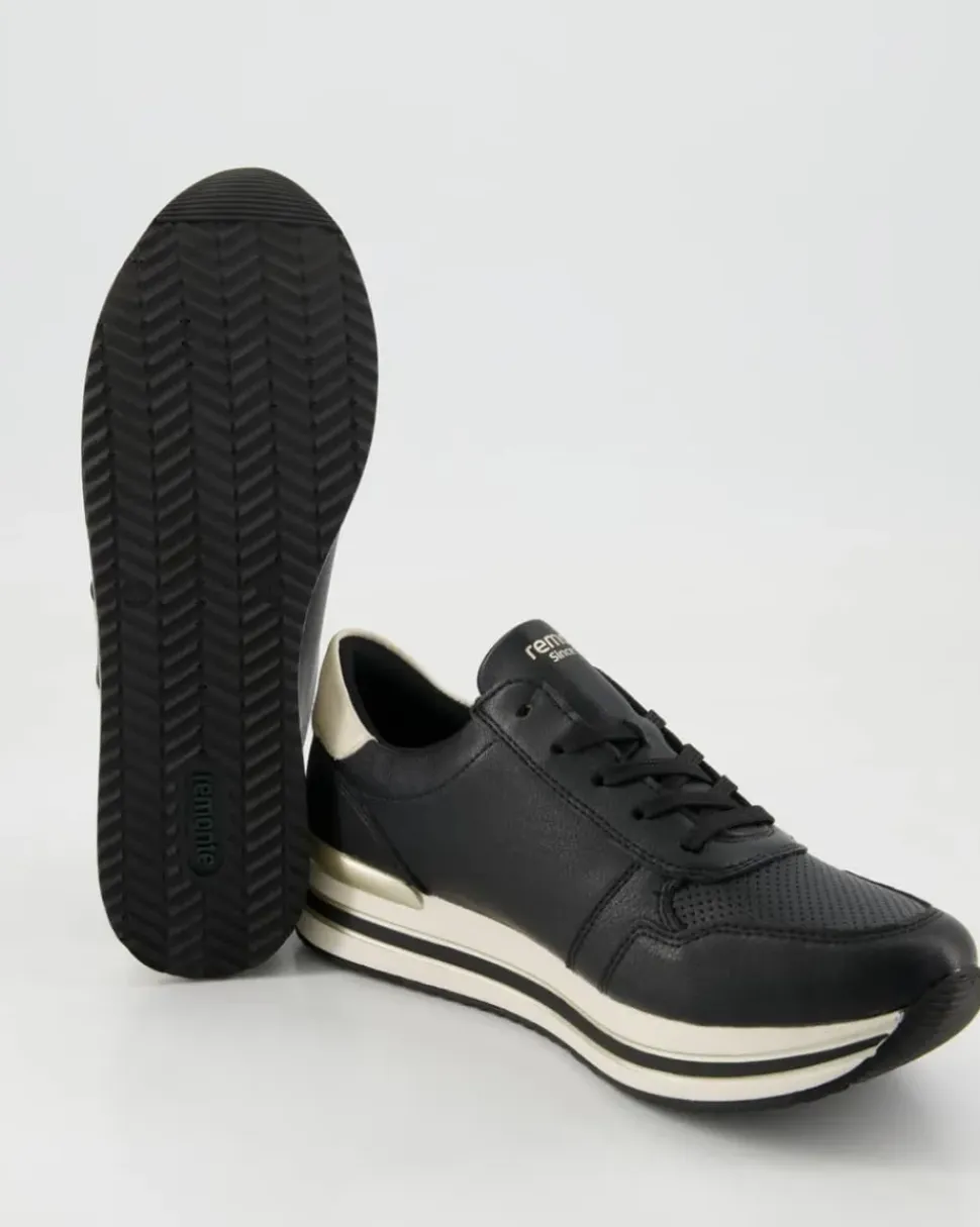 D1327-03 Sneaker in Schwarz