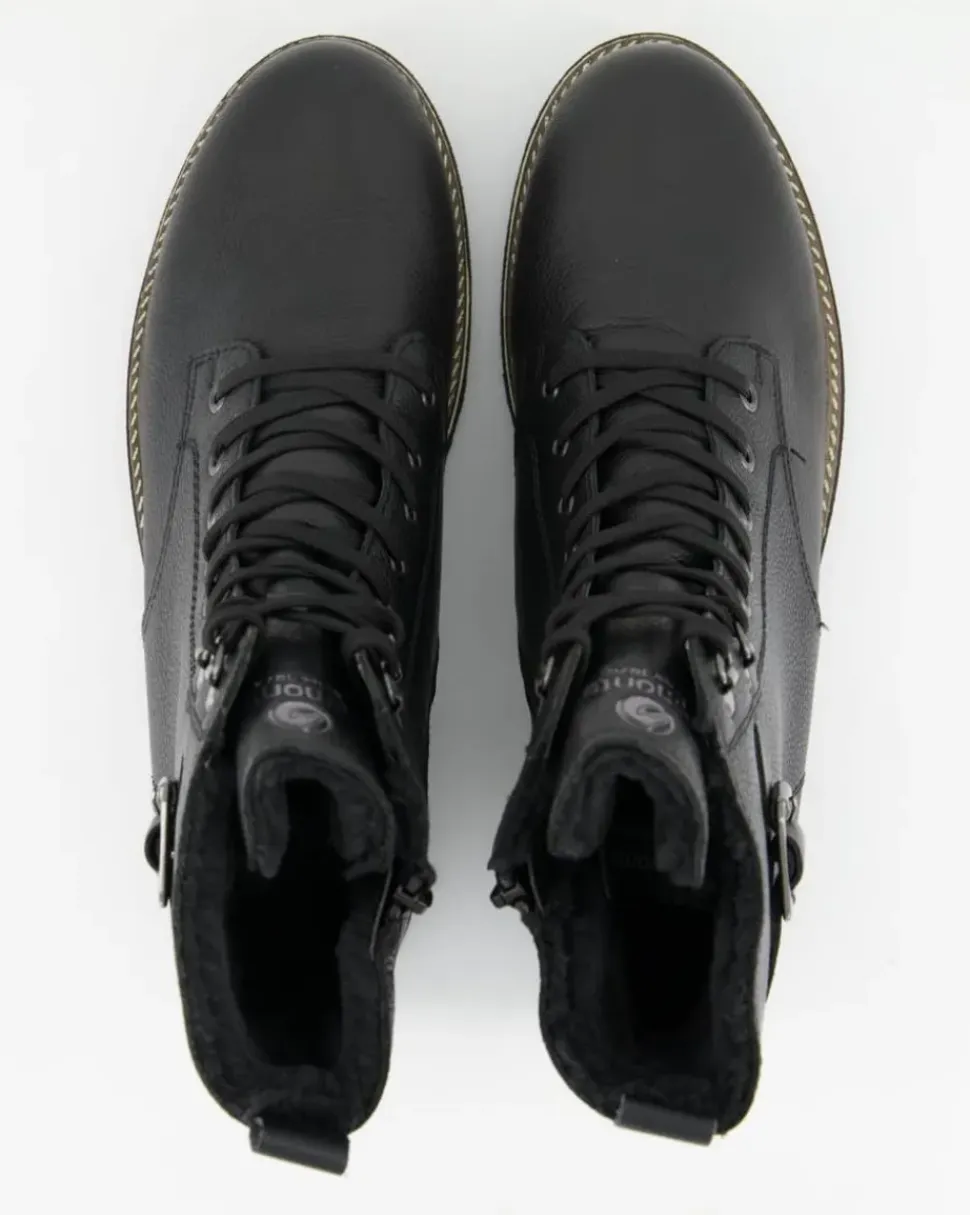 D8475-01 Stiefeletten in Schwarz
