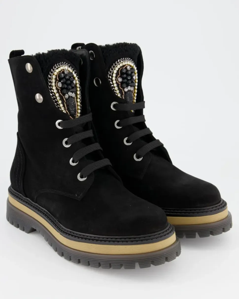 2762 D Stiefeletten in Schwarz