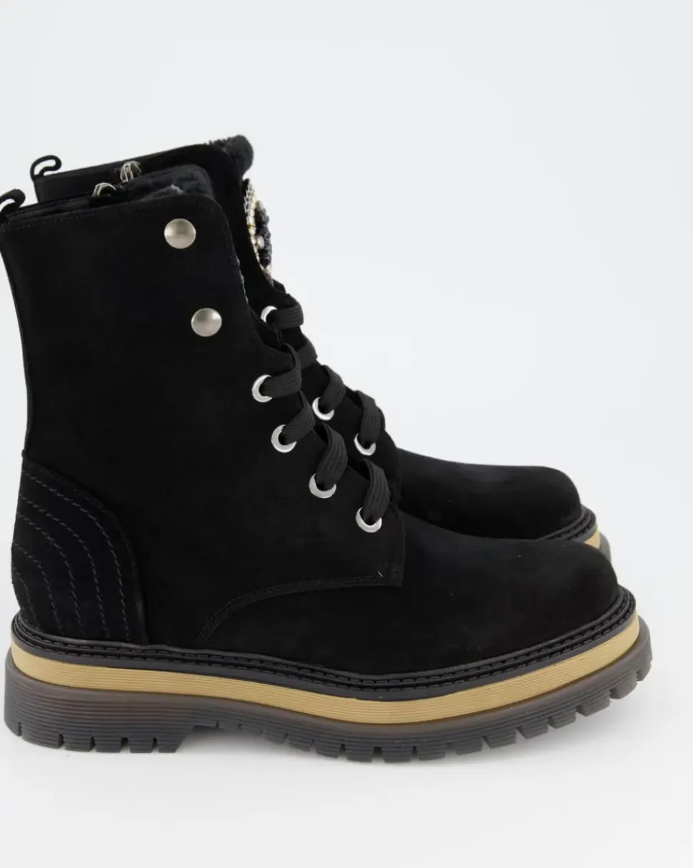 2762 D Stiefeletten in Schwarz